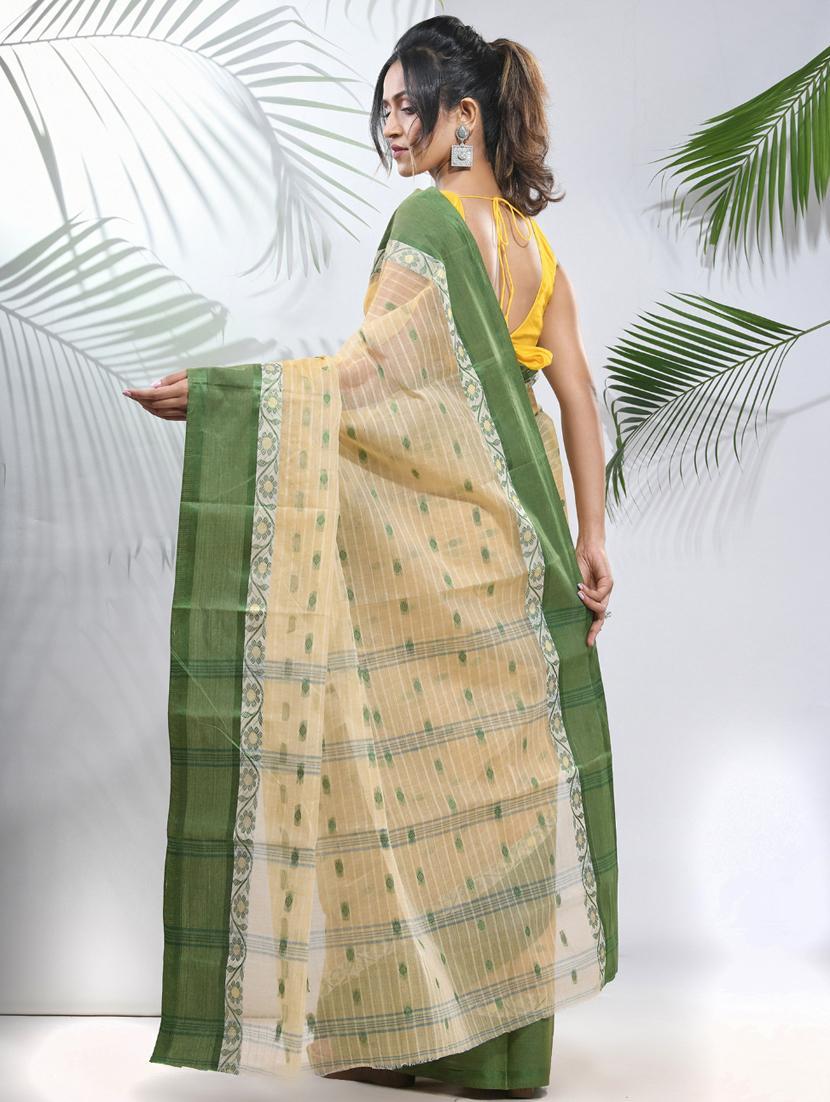 women self design tant saree - 22046353 - Standard Image - 1