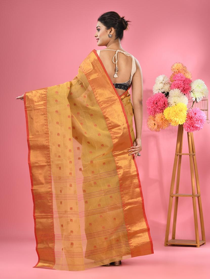 women self design tant saree - 22046373 - Standard Image - 1