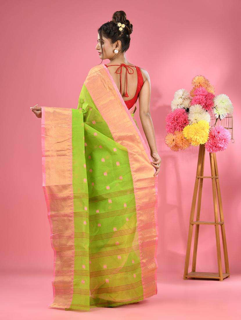 women self design tant saree - 22046374 -  Standard Image - 1