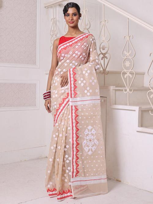 women self design jamdani saree - 22046406 - Standard Image - 0