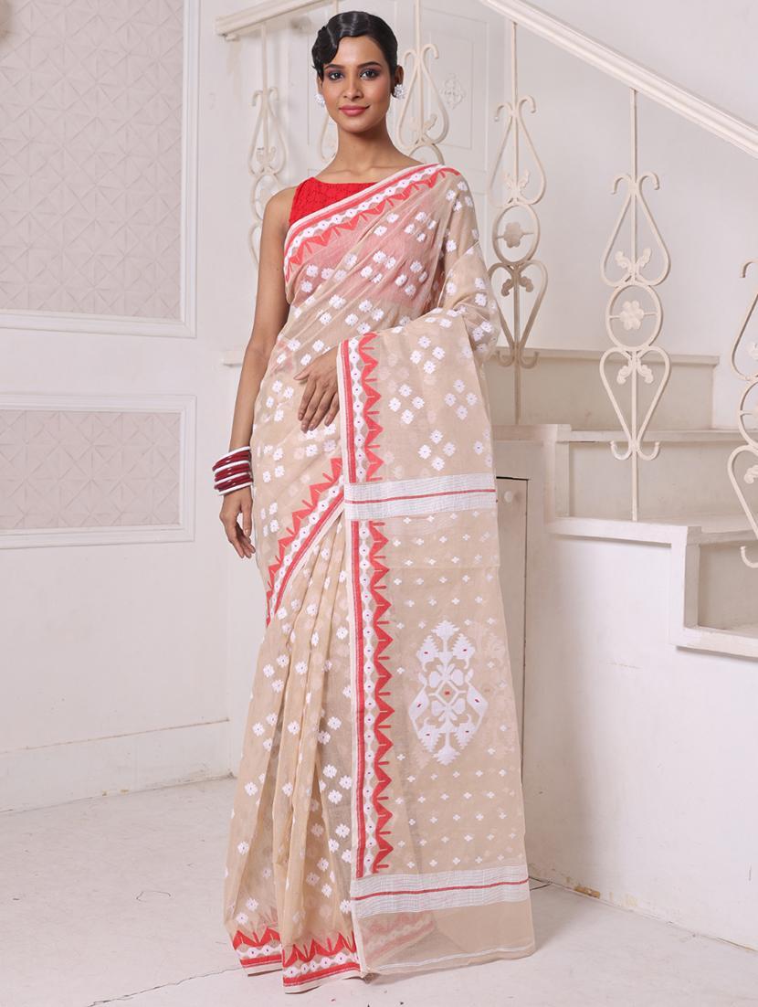 women self design jamdani saree - 22046406 - Zoom Image - 0