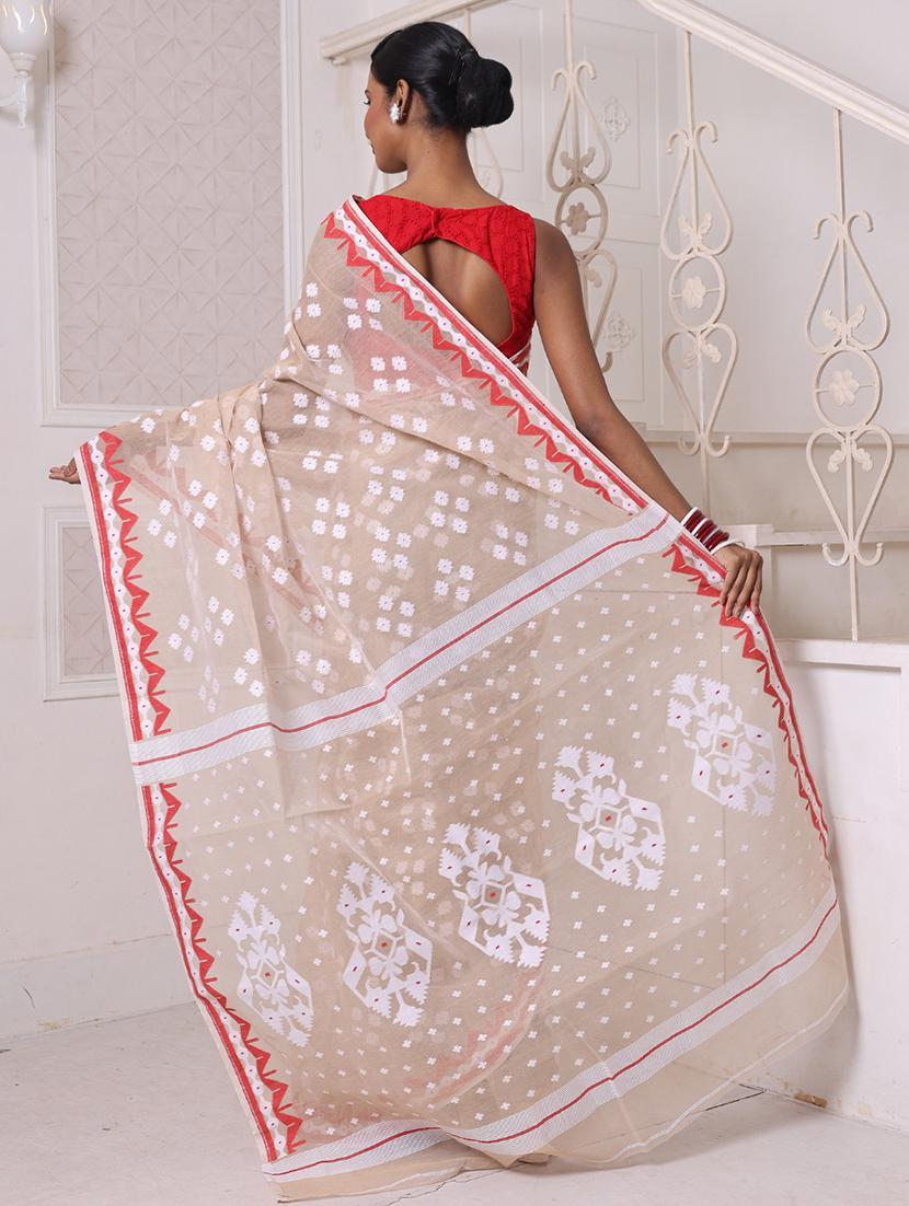 women self design jamdani saree - 22046406 - Standard Image - 1