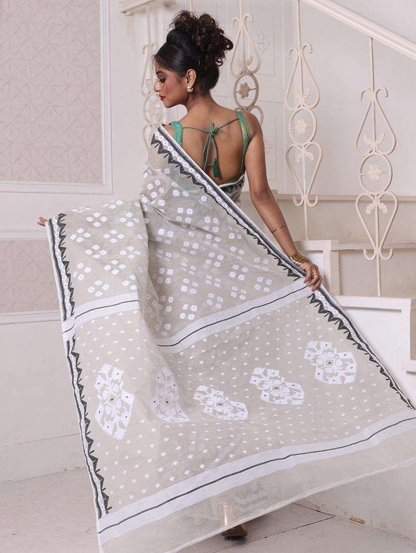 women self design jamdani saree - 22046408 -  Standard Image - 1