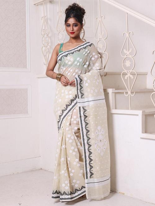 women self design jamdani saree - 22046411 - Standard Image - 0
