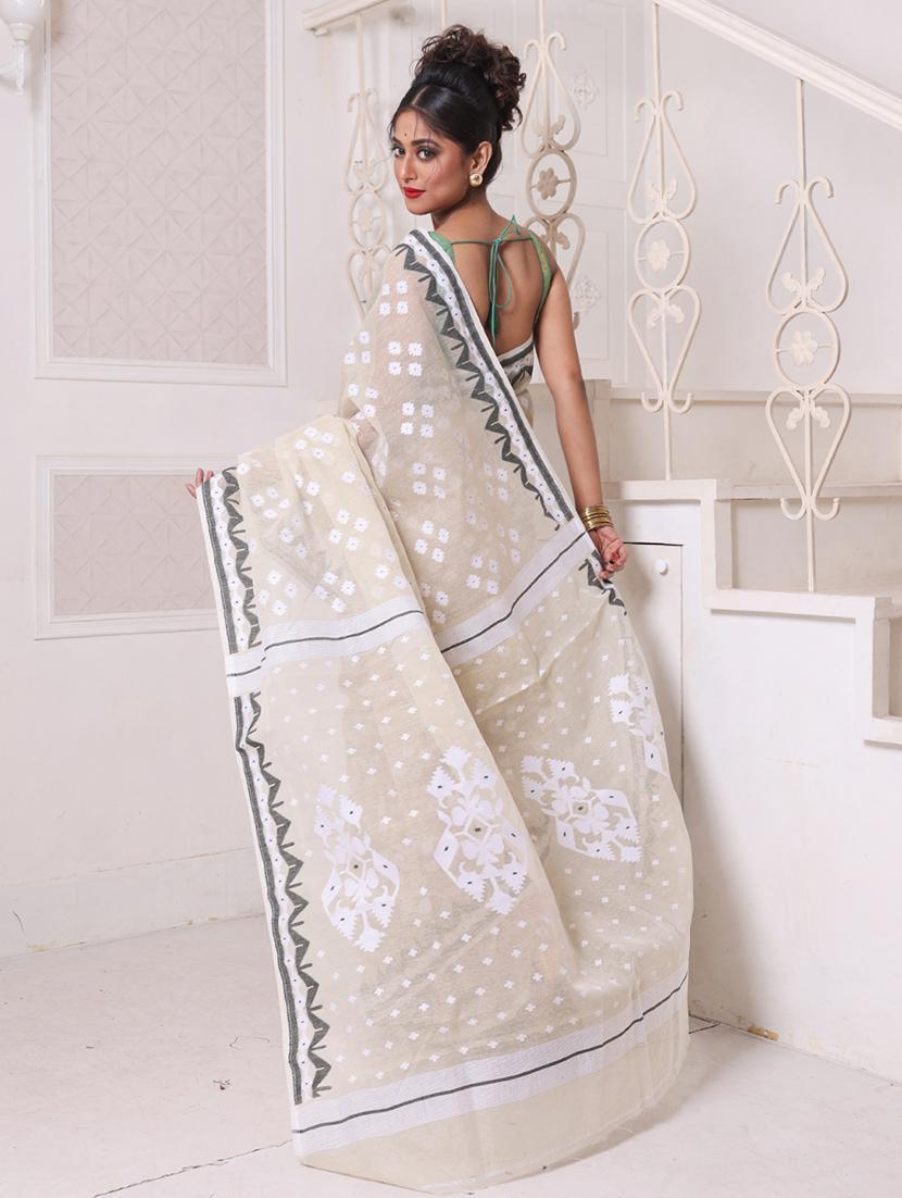 women self design jamdani saree - 22046411 - Standard Image - 1