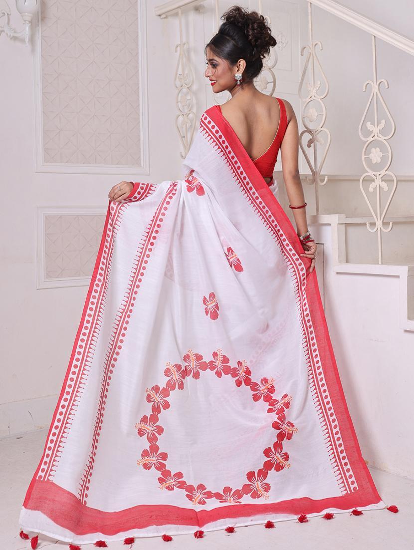 women self design handloom saree - 22046412 - Standard Image - 1