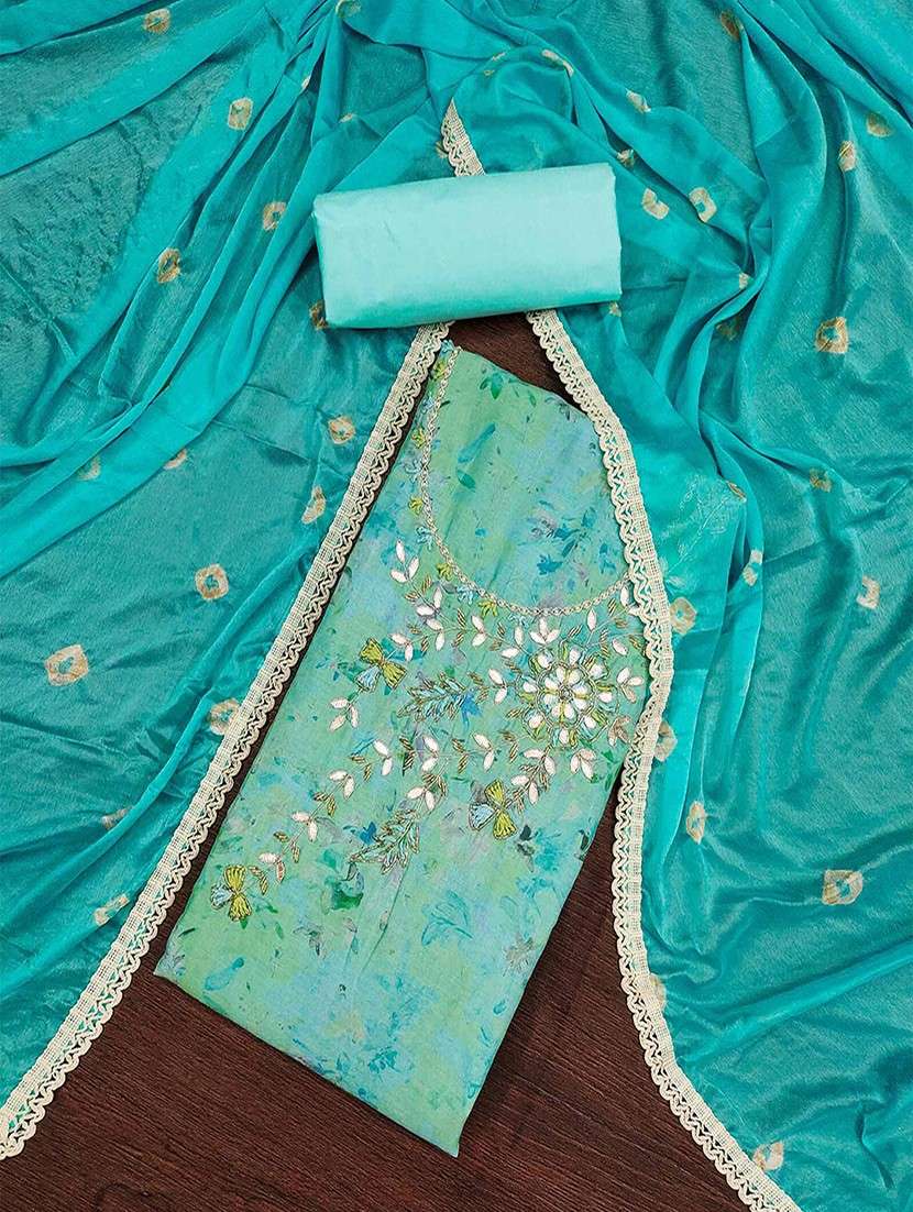 women floral embroidered unstitched suit set - 22047863 - Standard Image - 1