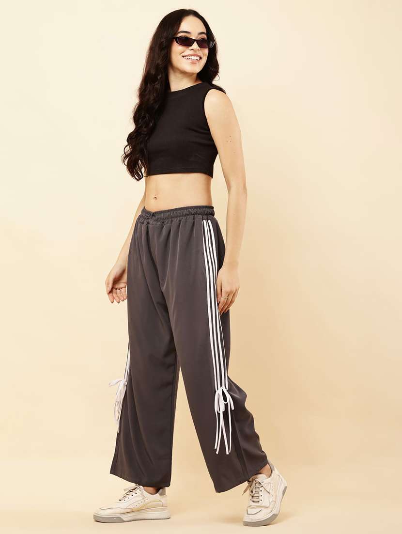 women tapered mid rise relaxed fit track pant - 22048037 -  Standard Image - 4
