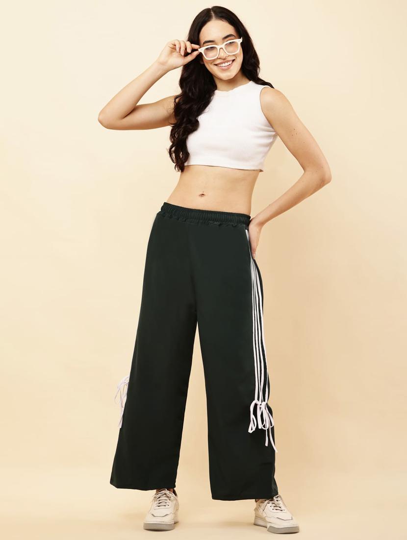 women tapered mid rise relaxed fit track pant - 22048038 - Standard Image - 4