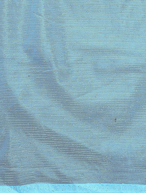 women solid with work embellished saree with blouse - 22048139 -  Standard Image - 4