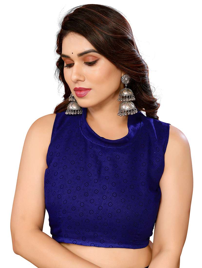 women printed casual wear saree with blouse - 22048287 -  Standard Image - 4