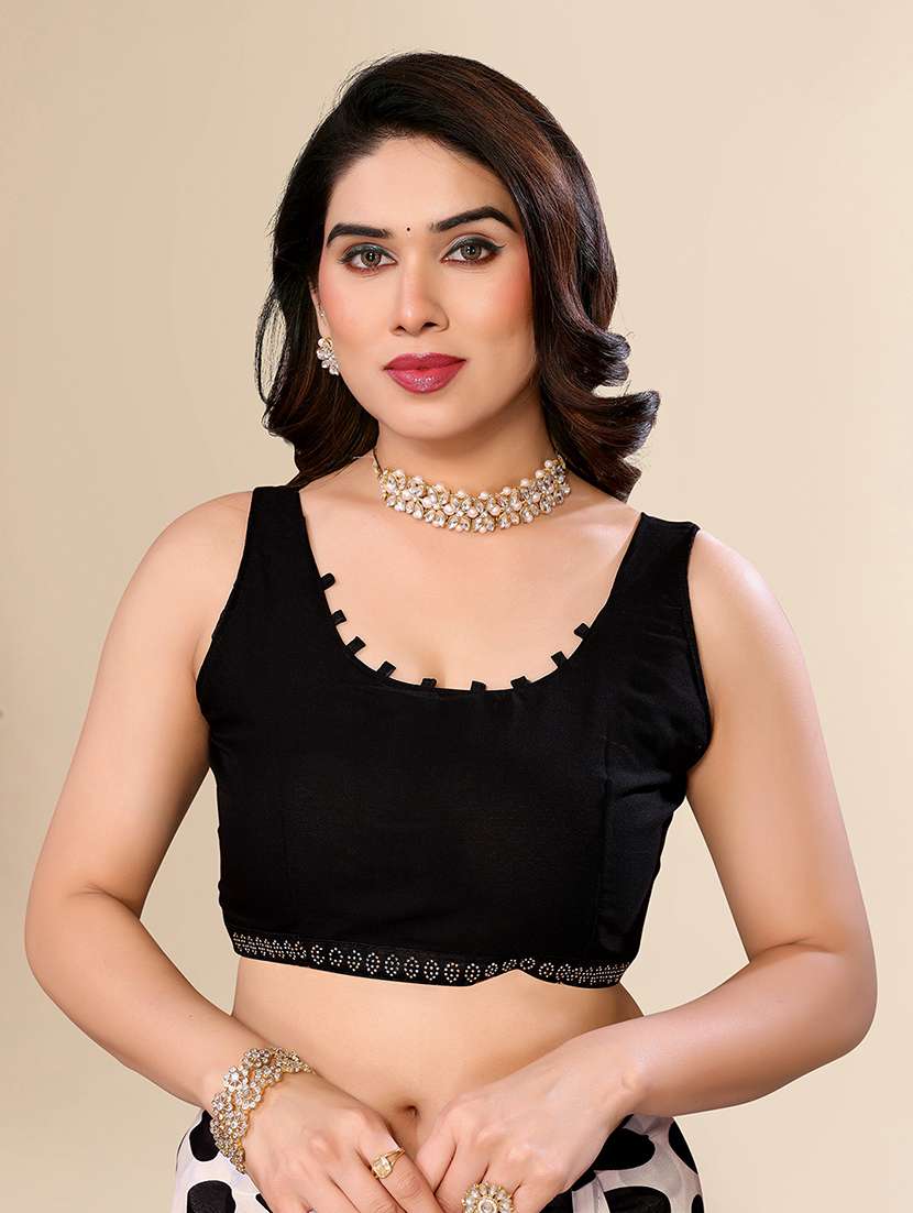 women printed casual wear saree with blouse - 22049563 -  Standard Image - 4