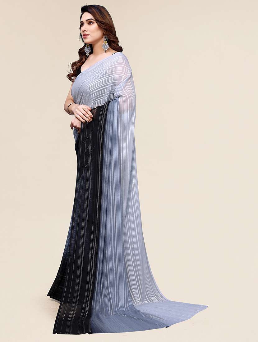women ombre printed saree with blouse - 22050043 - Standard Image - 1