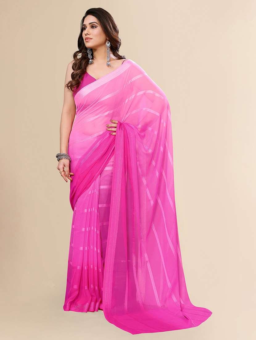 women ombre printed saree with blouse - 22050049 -  Standard Image - 1