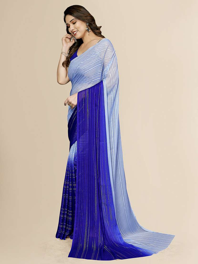 women ombre printed saree with blouse - 22050051 -  Standard Image - 1