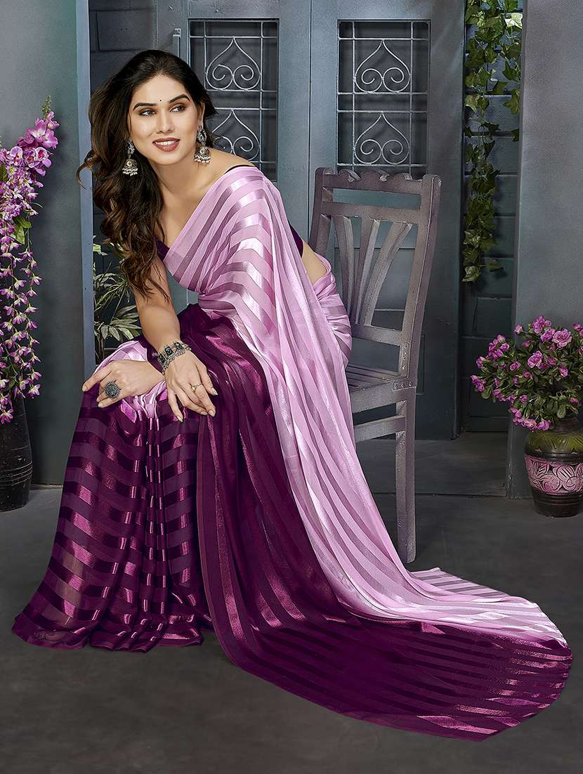 women ombre printed saree with blouse - 22050299 -  Standard Image - 1