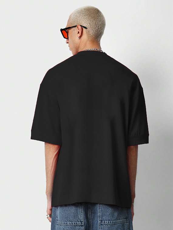 men printed short sleeve oversized t-shirt - 22051924 -  Standard Image - 1