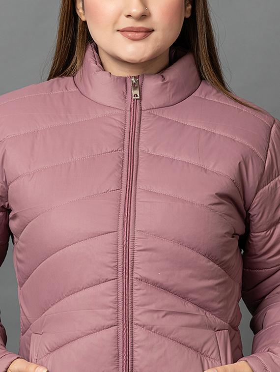 women solid long sleeve hooded parka jacket - 22051955 - Standard Image - 4