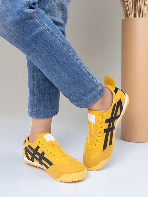 women yellow slip on casual shoe - 22051980 -  Standard Image - 0