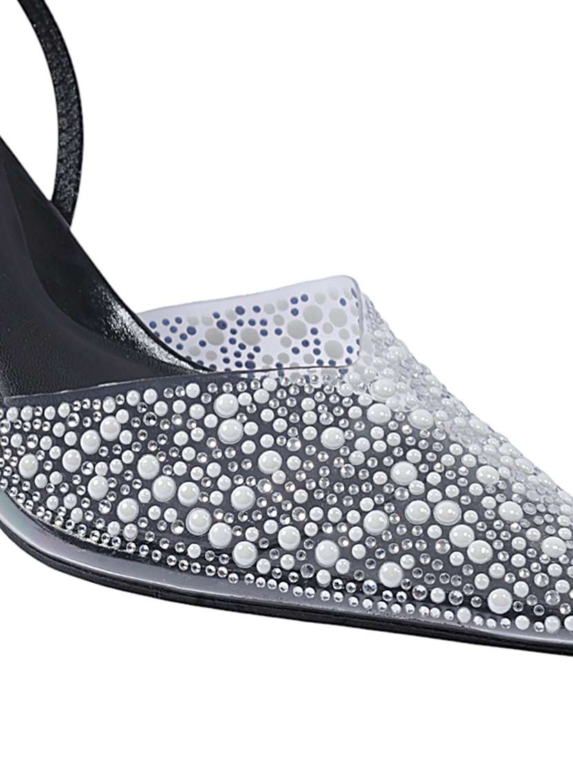 women embellished stiletto pumps - 22051985 - Standard Image - 6