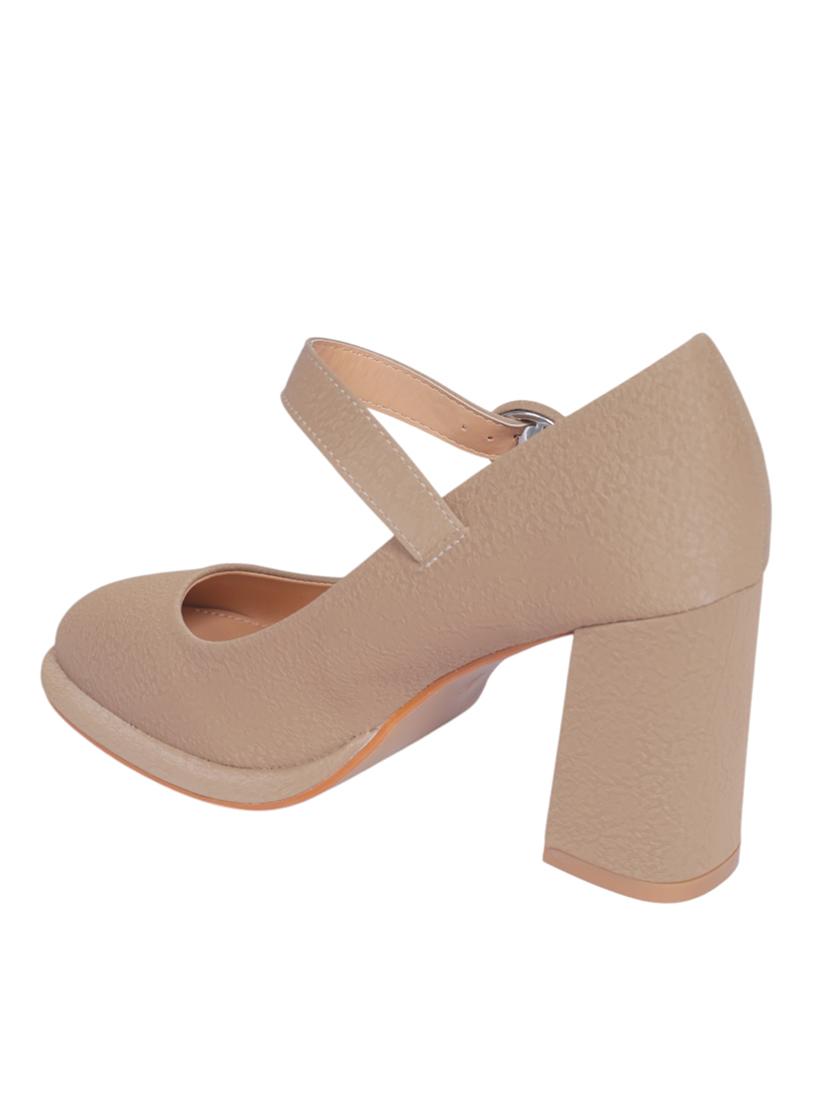 khaki synthetic ankle strap sandals - 22051989 - Standard Image - 4