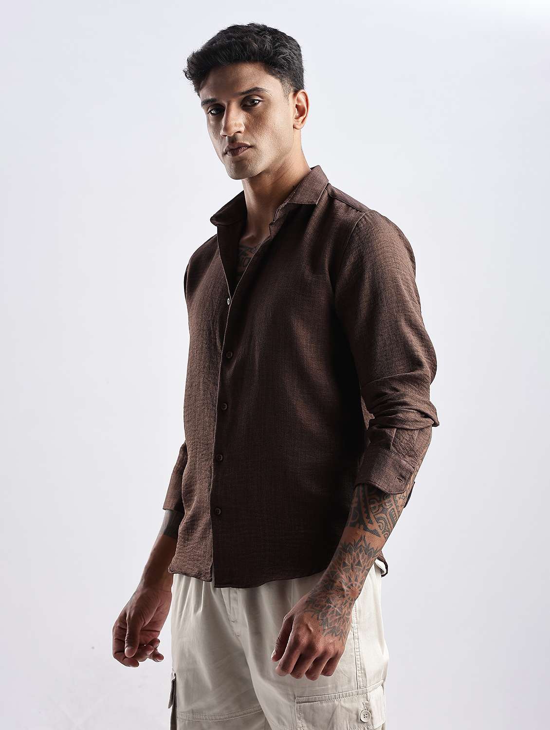 men solid long sleeve regular fit t-shirt - 22052151 -  Standard Image - 1