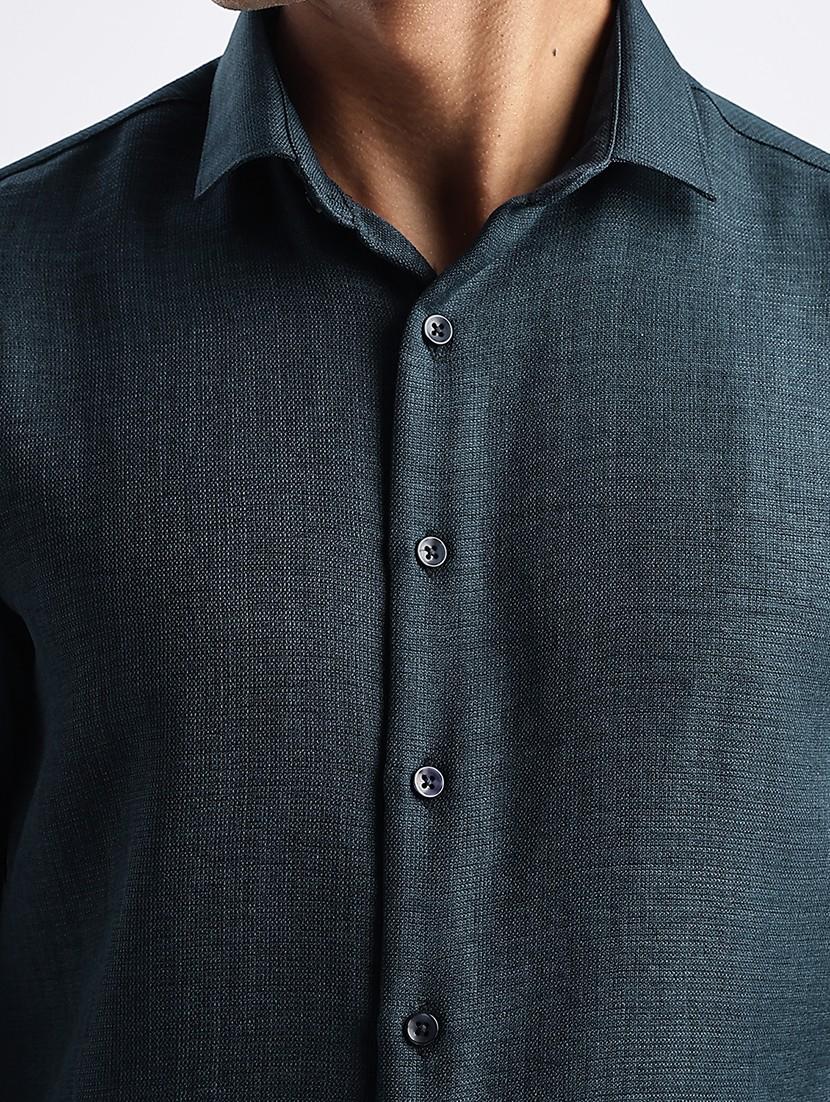 men solid long sleeve regular fit t-shirt - 22052153 - Standard Image - 4