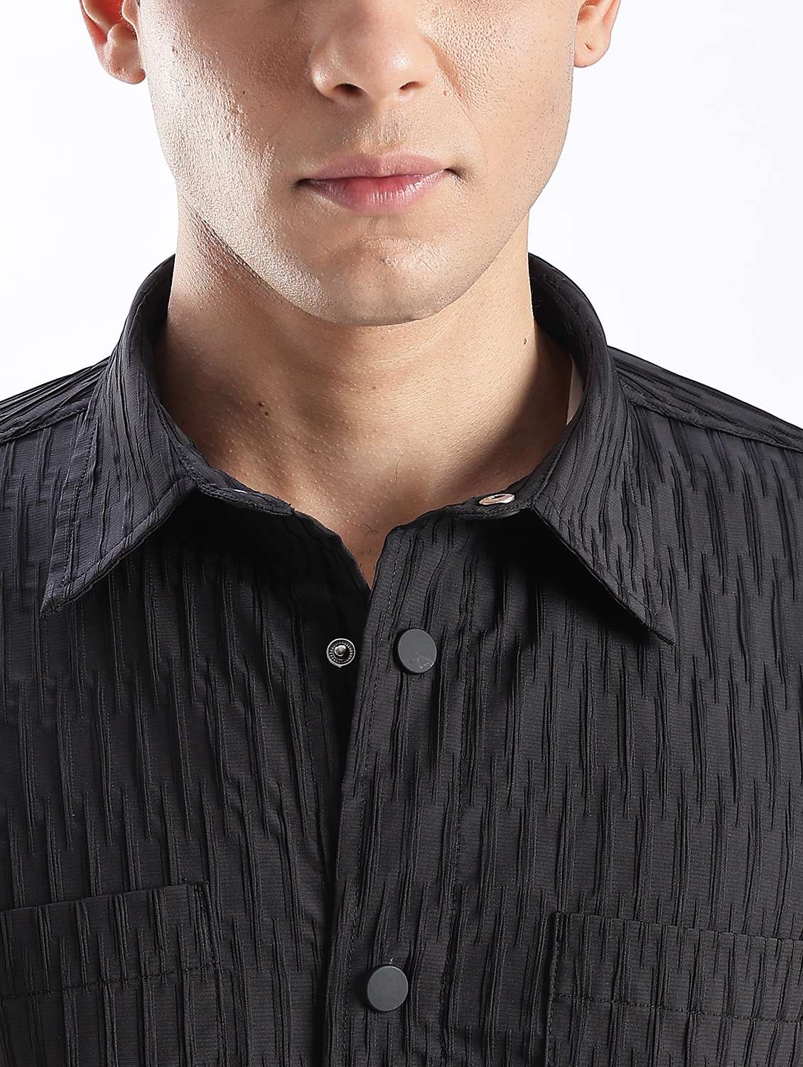 men checkered collared long sleeve regular fit shirt - 22052266 -  Standard Image - 4