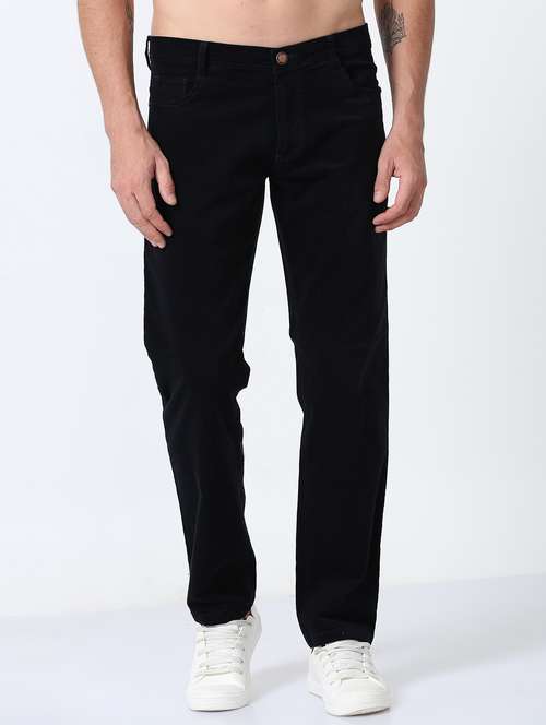 men solid mid rise straight fit jean - 22052305 - Standard Image - 0