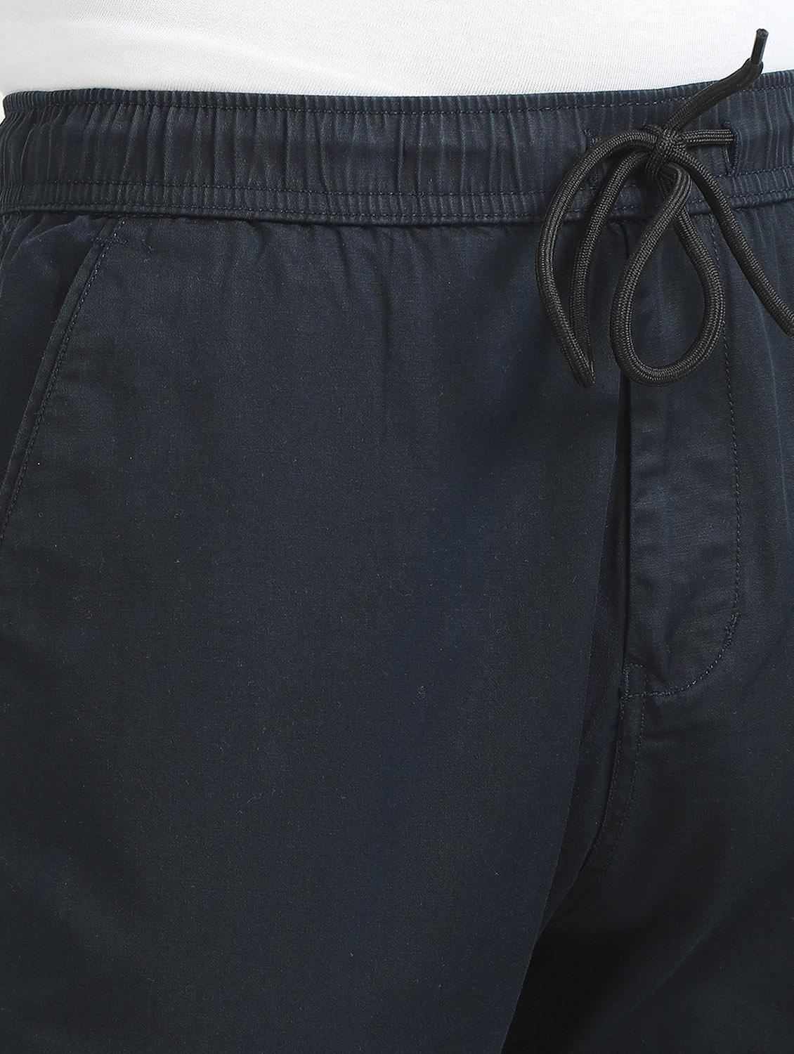 men solid mid rise regular fit jogger - 22052404 - Standard Image - 4