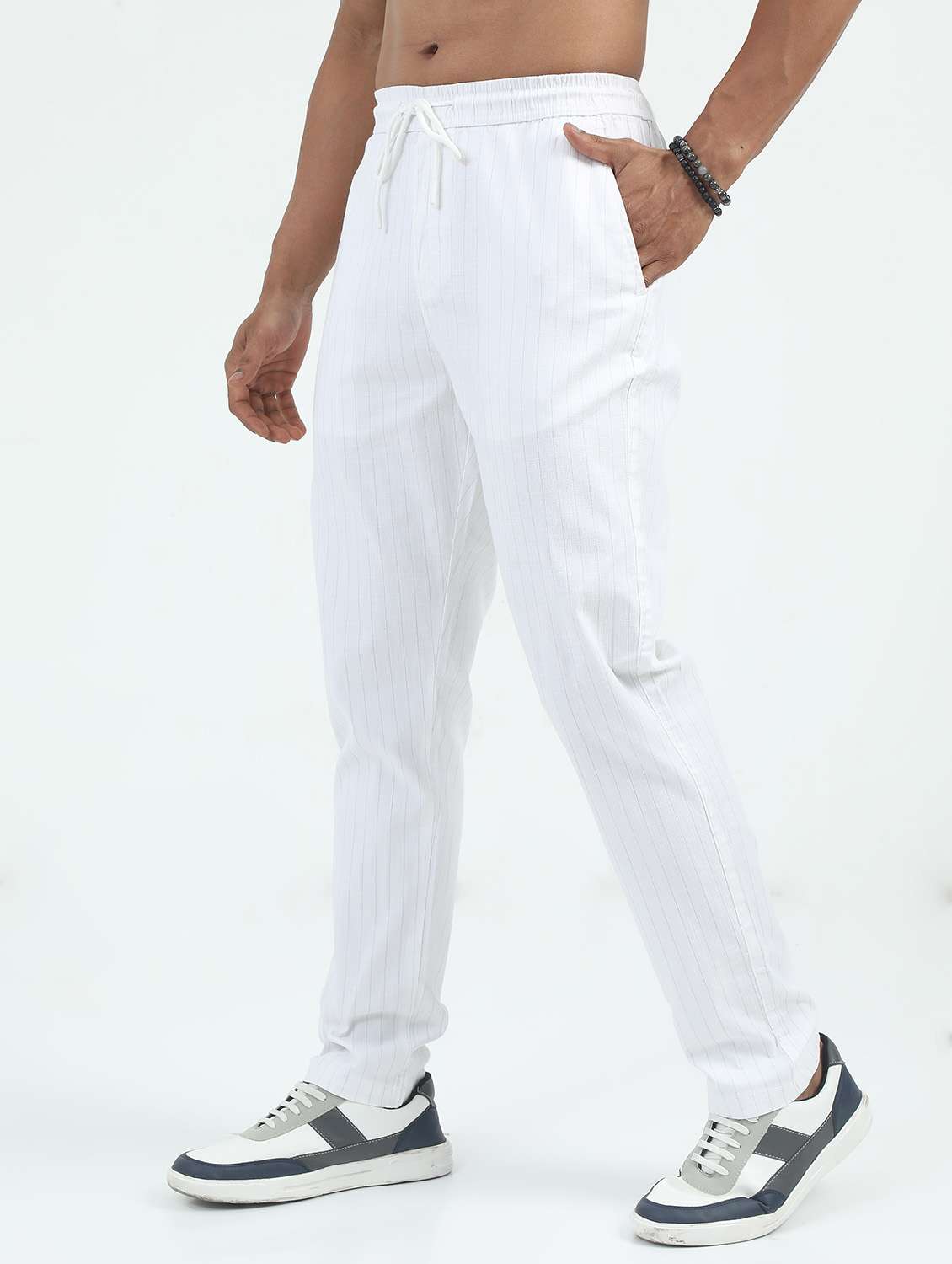 men solid mid rise straight fit chinos  - 22052407 -  Standard Image - 1