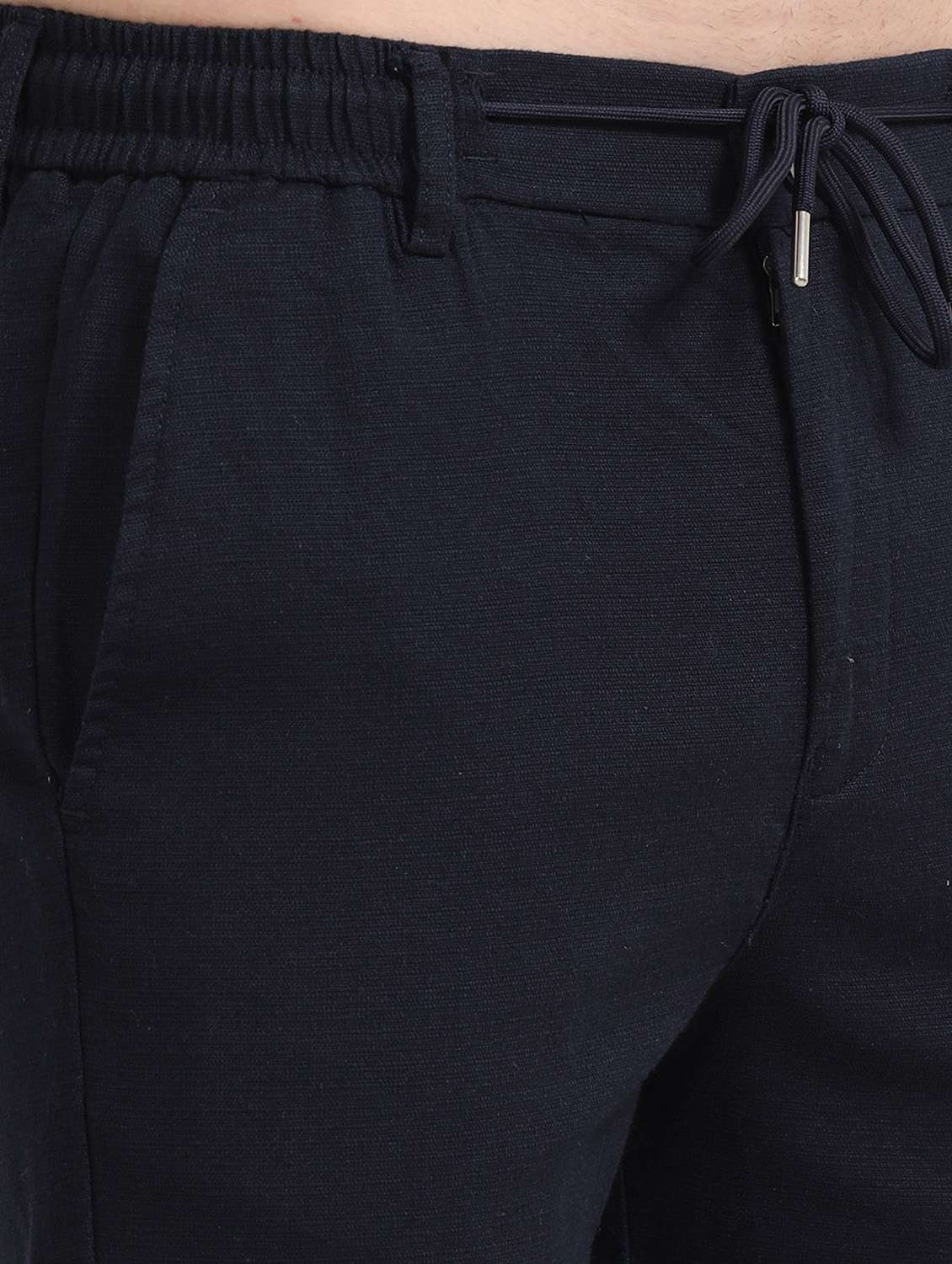 men striped mid rise straight fit chinos - 22052466 -  Standard Image - 4