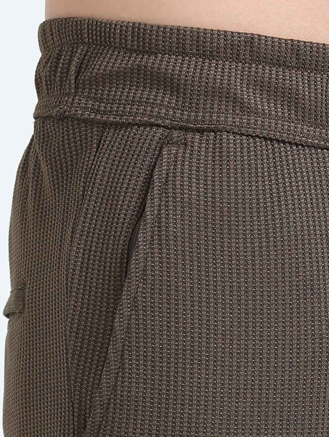 men striped mid rise straight fit chinos - 22052473 - Standard Image - 4