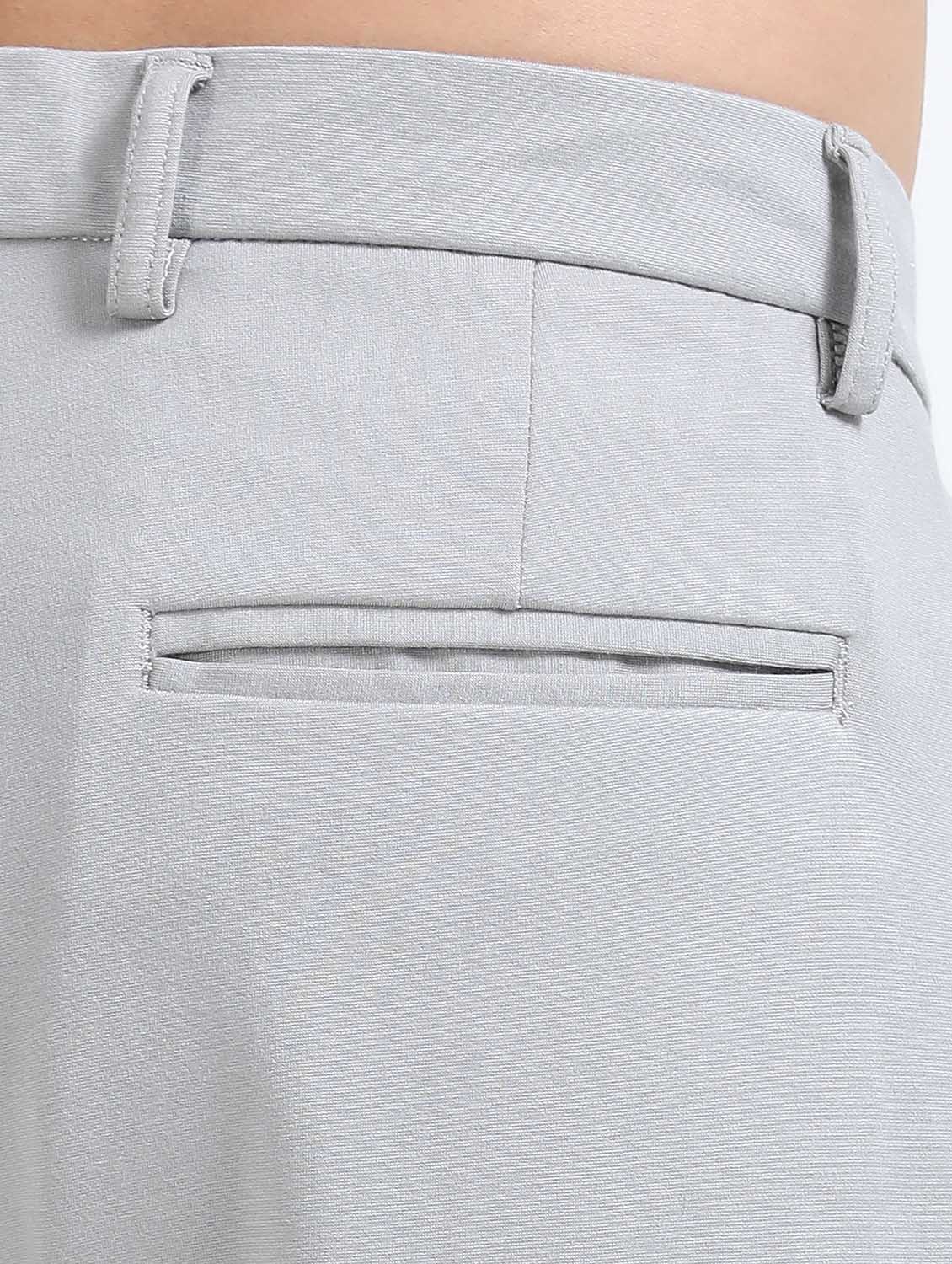 men solid mid rise straight fit chinos - 22052477 - Standard Image - 6