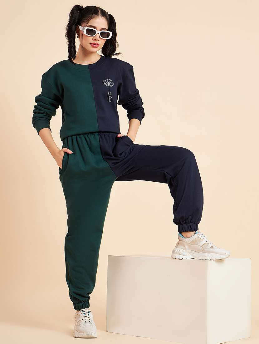 women printed long sleeve active wear co-ord set - 22052621 -  Standard Image - 1