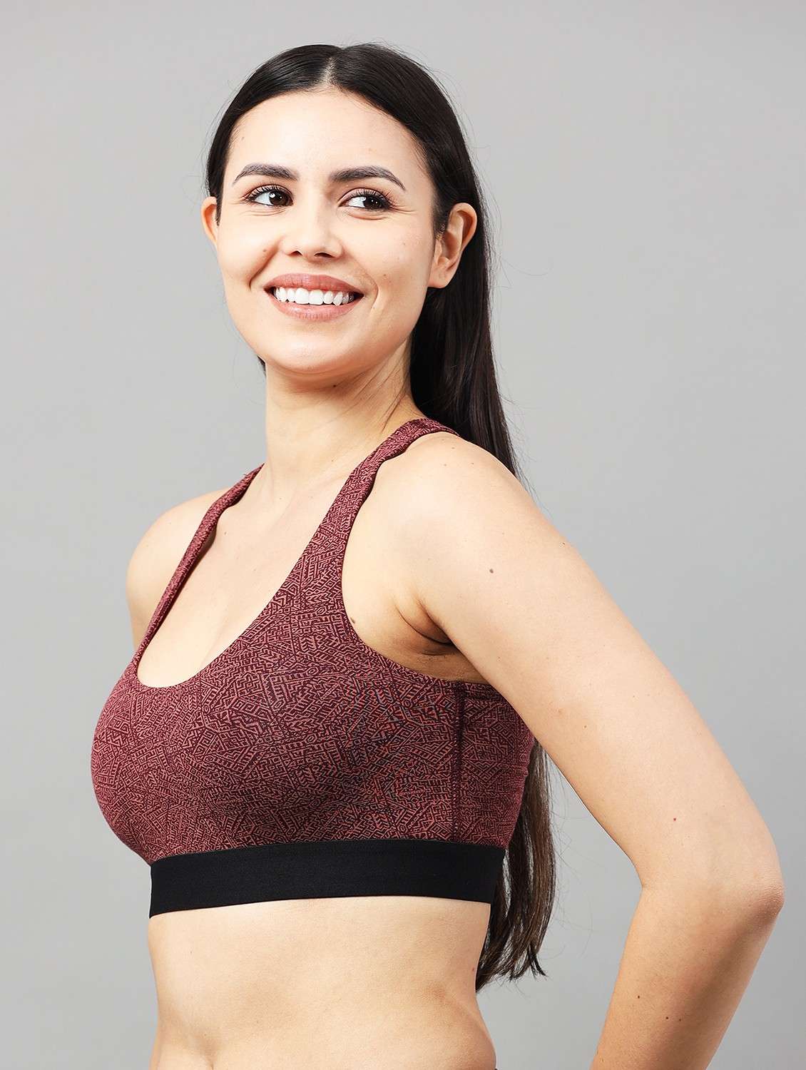 women non padded racerback sports bra - 22052668 -  Standard Image - 1