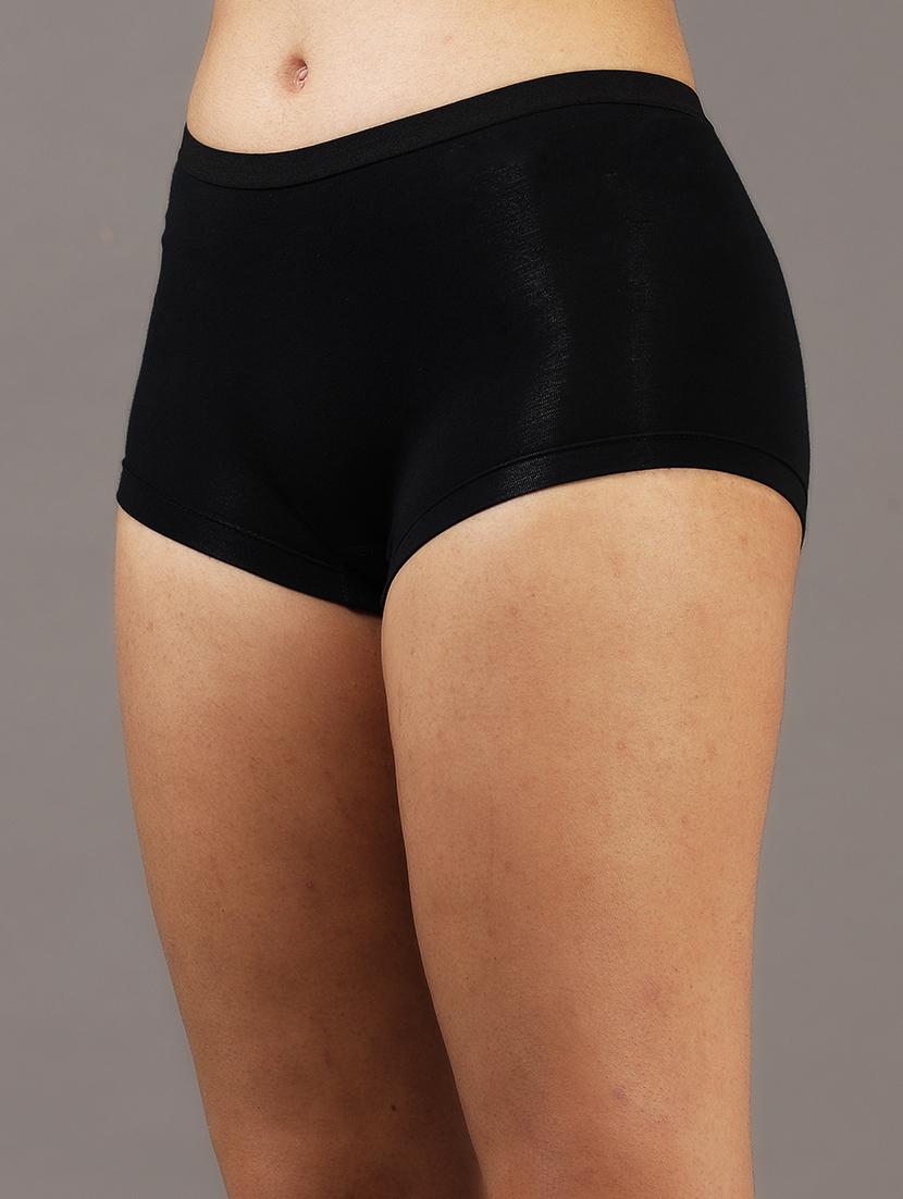women solid mid rise boy shorts - 22052883 -  Standard Image - 1