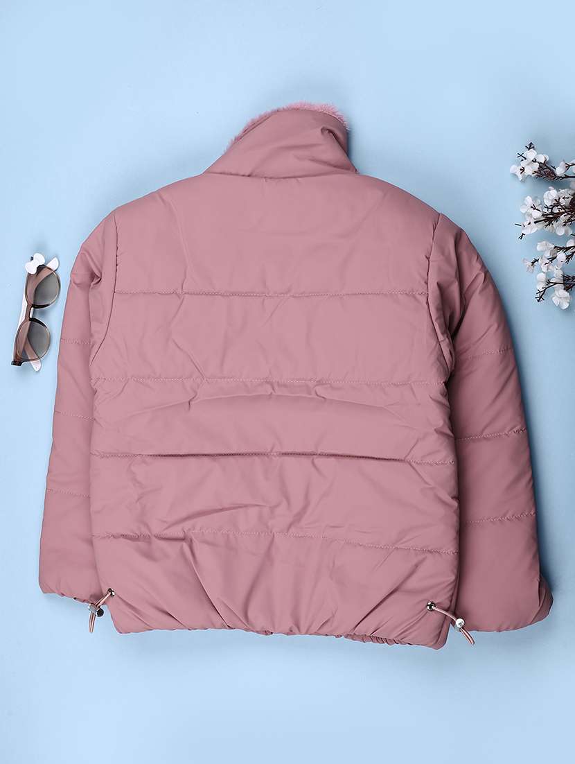 kids solid long sleeve quilted jacket - 22053184 -  Standard Image - 1