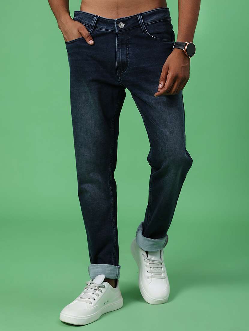 men washed mid rise full length jeans - 22053546 -  Standard Image - 1