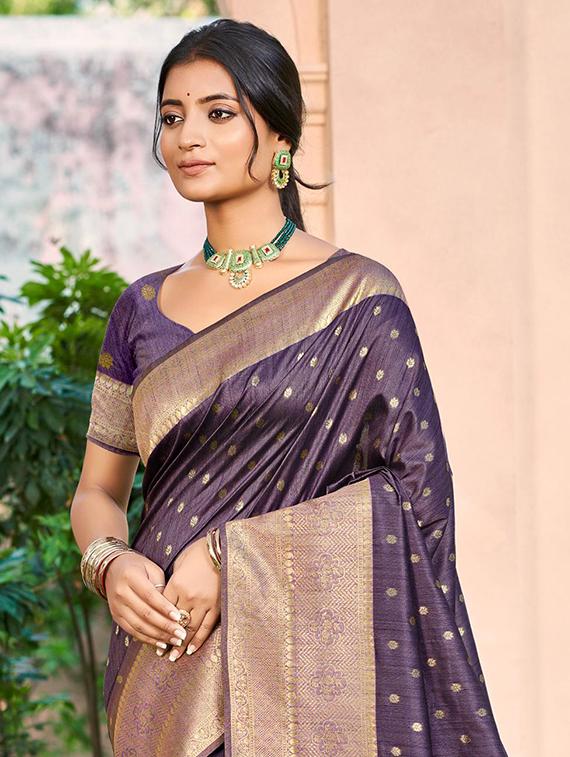 women self design bordered saree with blouse - 22053682 - Standard Image - 1