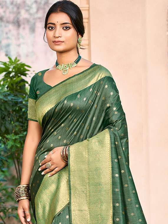 women self design bordered saree with blouse - 22053683 -  Standard Image - 1