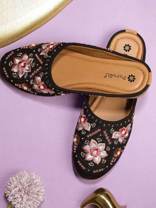 women embroidered slip on juti - 22053831 -  Standard Image - 0