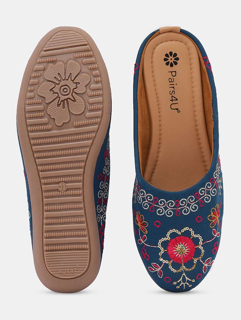 women embroidered slip on juti - 22053841 -  Standard Image - 4