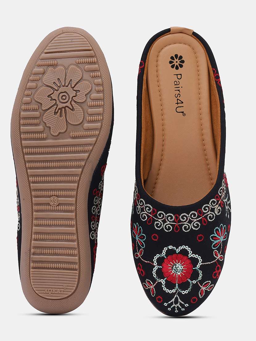 women embroidered slip on juti - 22053842 -  Standard Image - 4