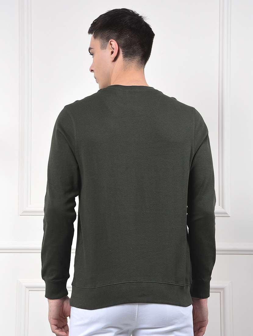 men solid long sleeve regular fit sweatshirt - 22053945 -  Standard Image - 4