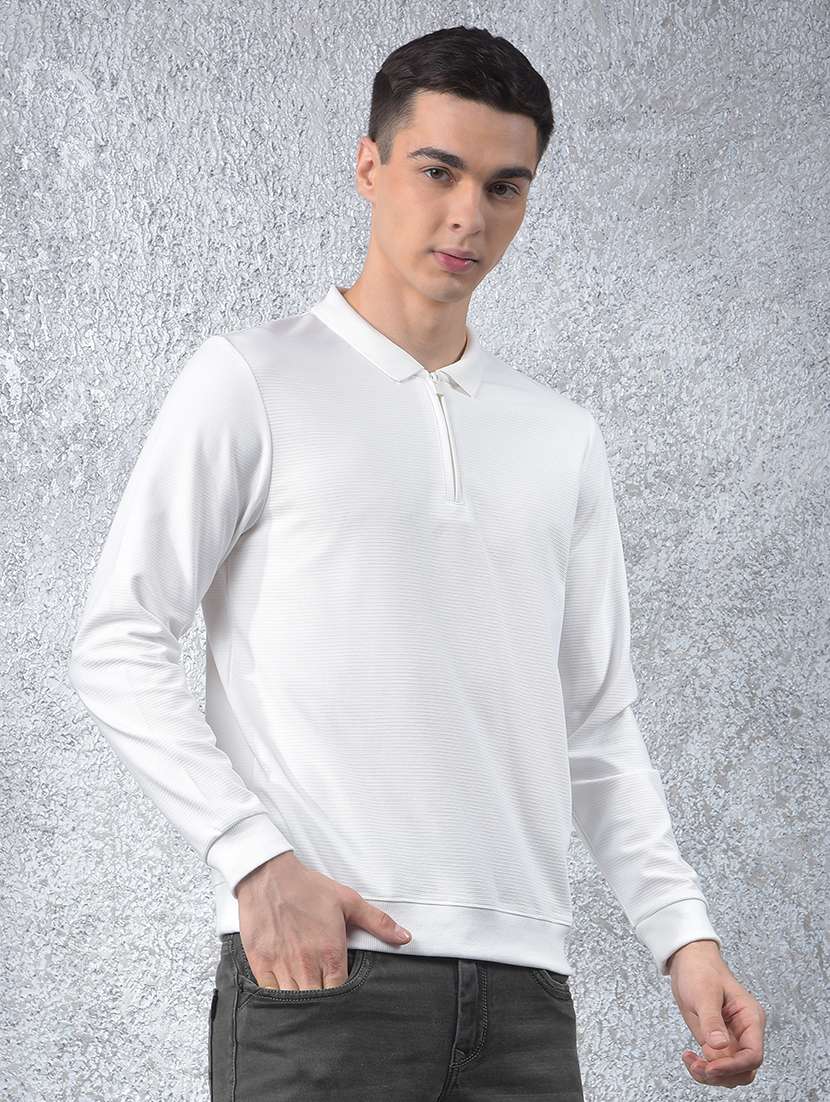 men solid long sleeve regular fit sweatshirt - 22053964 -  Standard Image - 1