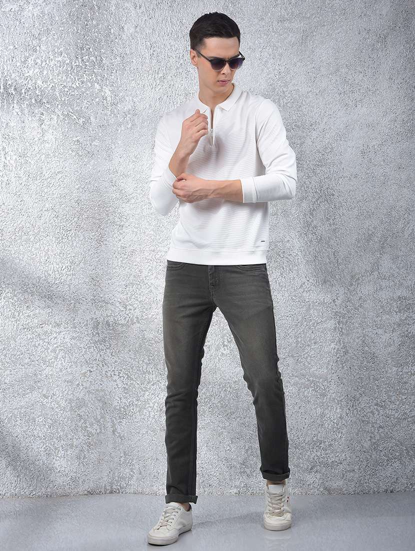 men solid long sleeve regular fit sweatshirt - 22053964 -  Standard Image - 4