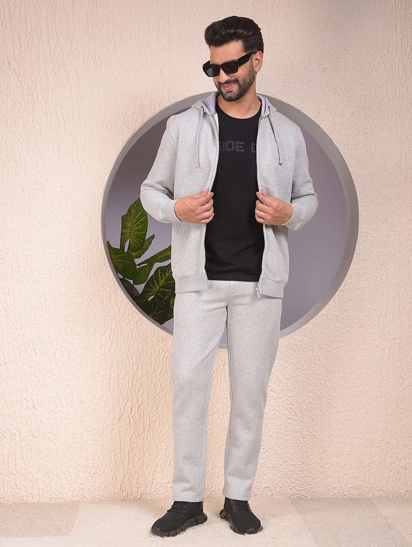 Men Solid Mid Rise Full Length Track Pant - 22053976 -  Standard Image - 6