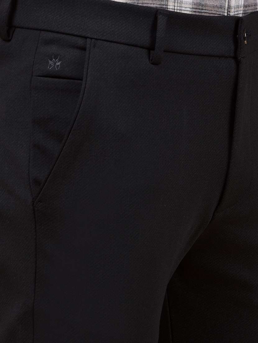 men solid mid rise flat front casual chinos  - 22054036 -  Standard Image - 4