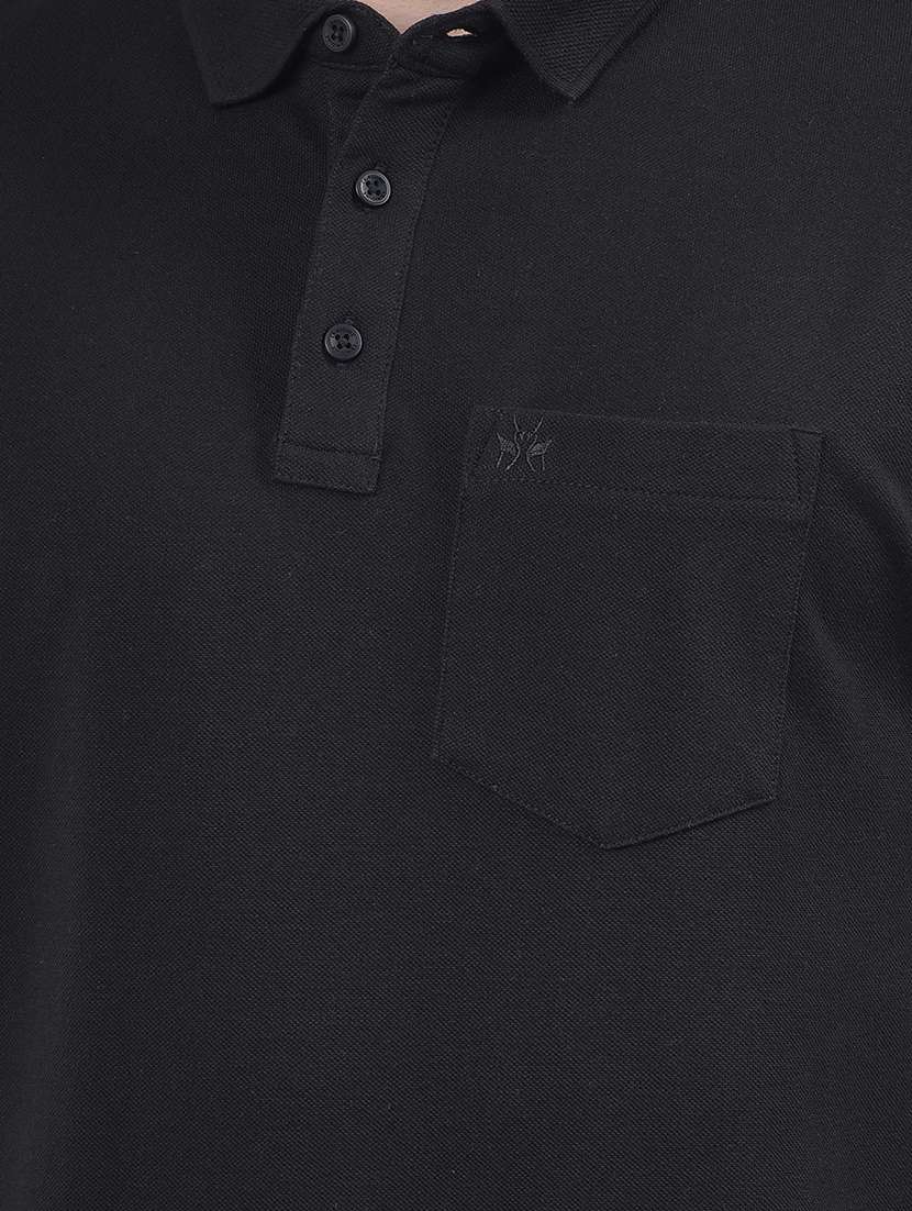 men solid short sleeve regular fit polo t-shirt - 22054086 -  Standard Image - 6